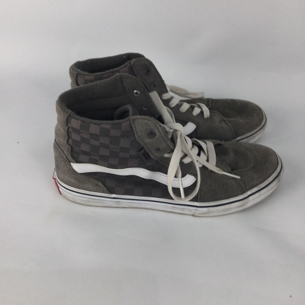 Vans SK8 Hi‎ Checkered Hi Top Sneaker kids size Youth 6